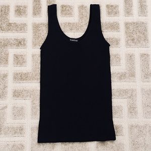 Bebe Stretch Black Tank Top Sz Small NWOT